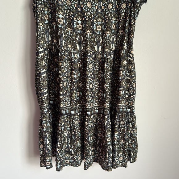 TUCKERNUCK OMIKA Wilora Double Ruffle Sleeve Mini Dress, Malia Pistachio Large - Picture 4 of 16